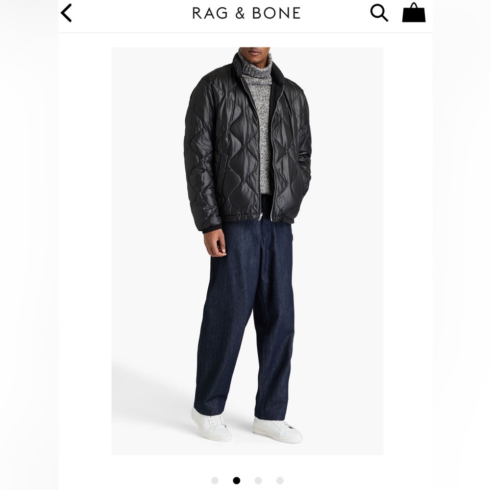 rag & bone Eclipse bomber Ripstop Reversible Jacket Padded Oversized Fit